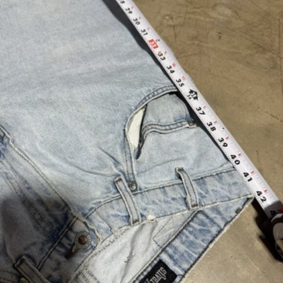 Vintage 90s Levi’s Silver Tab Purple Label Baggy Jeans 30x31 Medium Silvertab - Picture 10 of 12